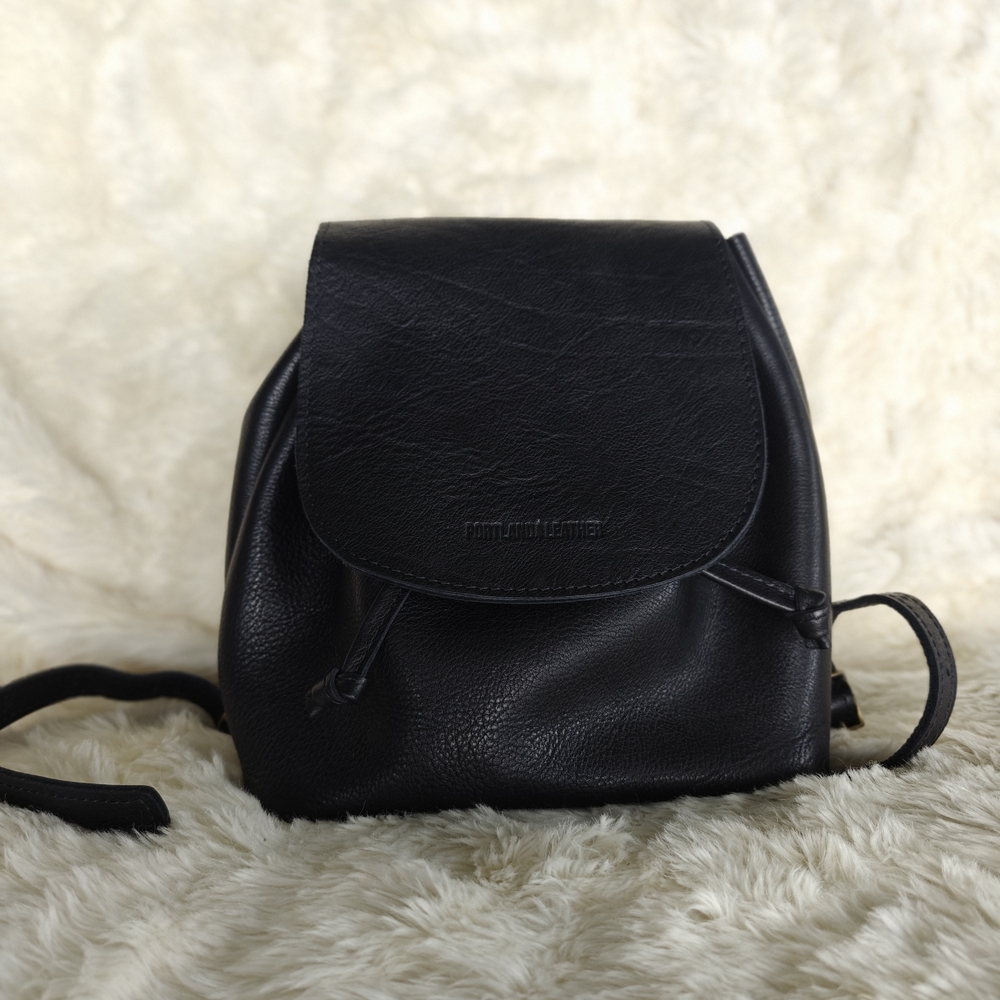 Portland leather goods backpack